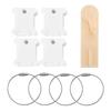 Plastic Floss Bobbin Set CrossStitch Embroidery Thread Management Tool Manual Winding White