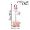 Cute Resin Butterfly Keychain Women Girls Flower Key Ring Pendant for Handbag Charms DIY Key Chain Jewelry Gifts