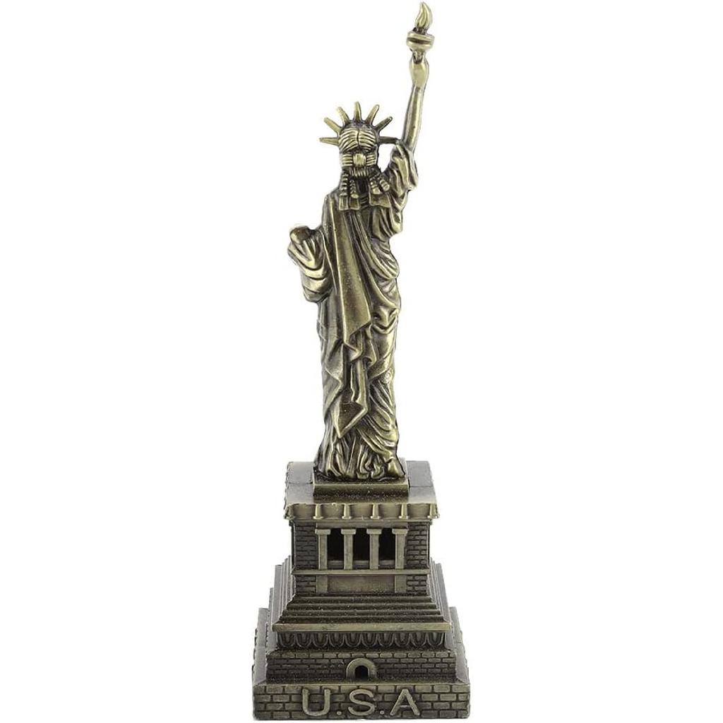 Topyond Statue of Liberty Figurine Souvenir, Metal Building Model, Souvenir and Desk Decoration, Liberty Statue Model for Home, Office, Gift