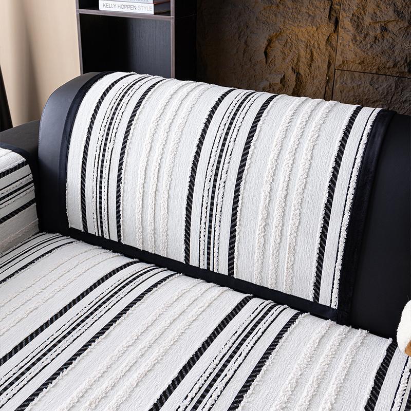 Sofa Cushion Universal In All Seasons, High-end Non-slip Sofa Cover, Simple and Fashionable Straight Leather Sofa Cushion