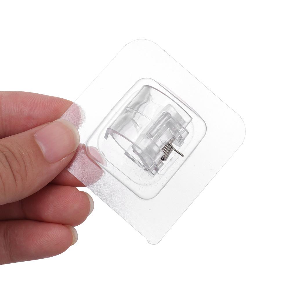 6 Stück Selbstklebender Gardinenstangenhalter ohne Bohren Wandhalterung Gardinenstangenhalter Vorhang