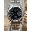 Used Working Item Y2K Vintage SEIKO LUKIA Multi-function Wristwatch Black Dial Ladies