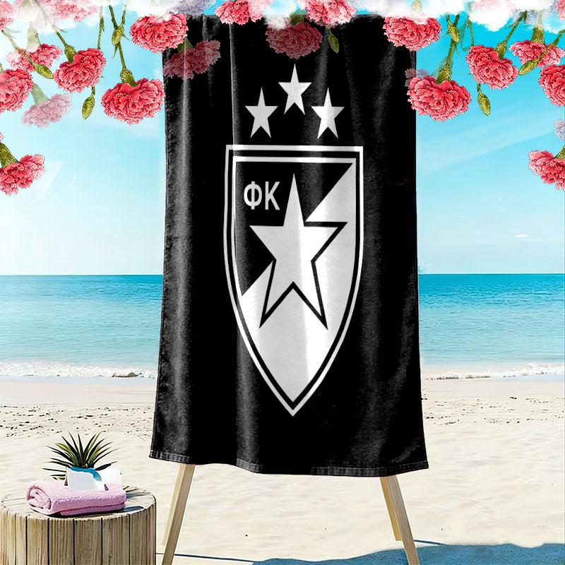 Crvena zvezda Print Beach Towel, Large Soft Quick Dry Towel for Beach Camping Swimming