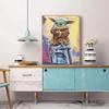 Diamond Painting Yoda Rhinestone Picture Cartoon Full Round Drill Mosaic Embroidery Mandalorian Home Decor Gift