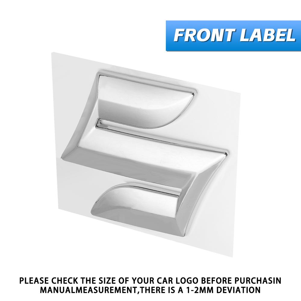 ABS Auto Frontgrill Abzeichen Logo Haube Vorne Hinten Emblem Aufkleber Zubehör Für Suzuki Ignis Jimny Swift SX4 Grand Vitara Samurai