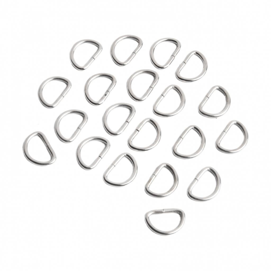 Mehrgrößen D-Schnallen Tragbar Stark Robust Einfach zu Bedienen