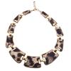 Elegant Women’s Purse Earrings Bracelet Necklace Fashionable Leopard Pattern Accessories Handmade Jewelry Set