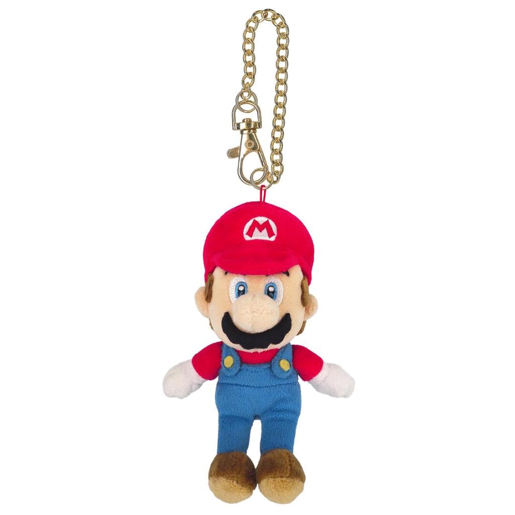 Sanei Boeki Super Mario ALL STAR COLLECTION Mario Plush Toy MM01 (Mascot) W9×D8×H15.5cm