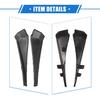1 Pair Front Windshield Wrap Corner Trim Compatible for Nissan Rogue 2014-2020, Durable Plastic Black Left Right Windshield Wiper Cover
