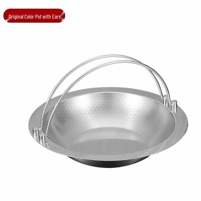 Stainless Steel Flat Bottom Hot Pot