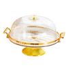 Cake Stand with Lid Footed Cake Plate Platter for Cookies Cupcake Cheesecake