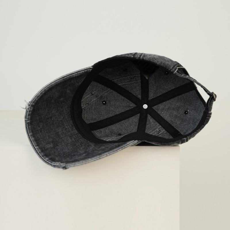 Vintage Soft Top Sunshade Baseball Cap Unisex Spring Summer Denim Cap