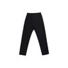 Li Ning Logo Patch High Waist Tied Knitted Sports Pants Men Pants Black YKLT223-1