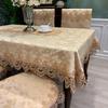 Tovaglia Rettangolare Ricamo di Lusso Pizzo Copritavola Rotondo Floreale Elegante Grembiule da Tavola Tovaglia da Pranzo Bandierina da Tavola Asciugamani