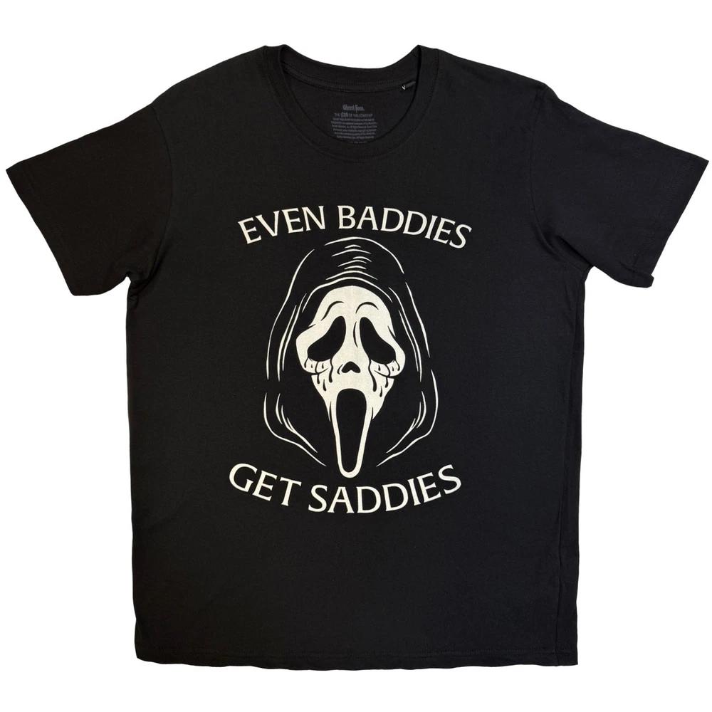 Ghostface Even Baddies Get Saddies Licensed Tshirt Unisexs L