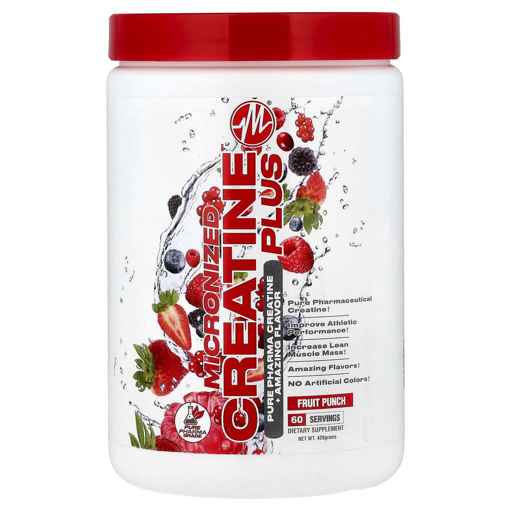 Micronize Creatine™ Plus, Fruit Punch, 420G