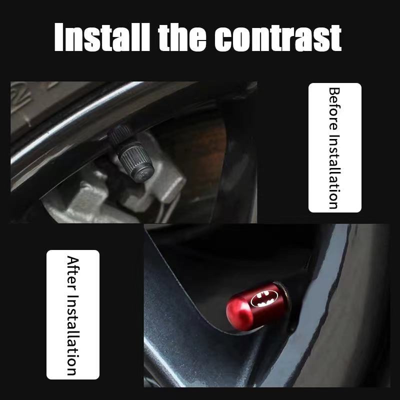 4PCS/Set New High Quality Car Logo Wheel Tire Aluminium Alloy Valve Caps Stem Case Covers For OZ Racing Dropshipping Wholesale