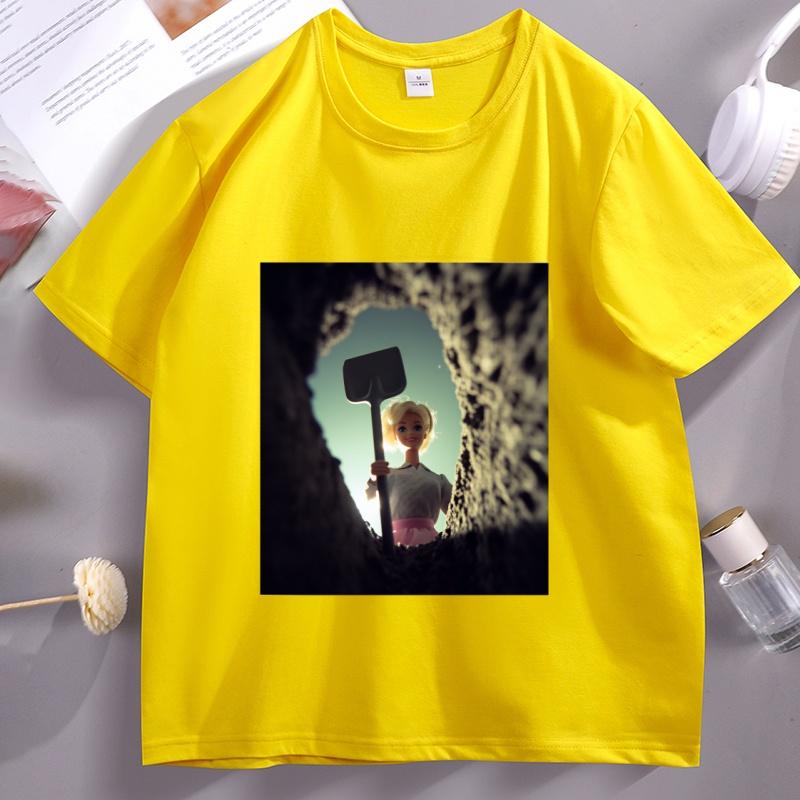 Funny Distressed Doll Face Meme Women T-Shirt Cotton Short Sleeve Round Neck Tshirt Casual Soft Round Neck T-shirt Unisexs Clothing