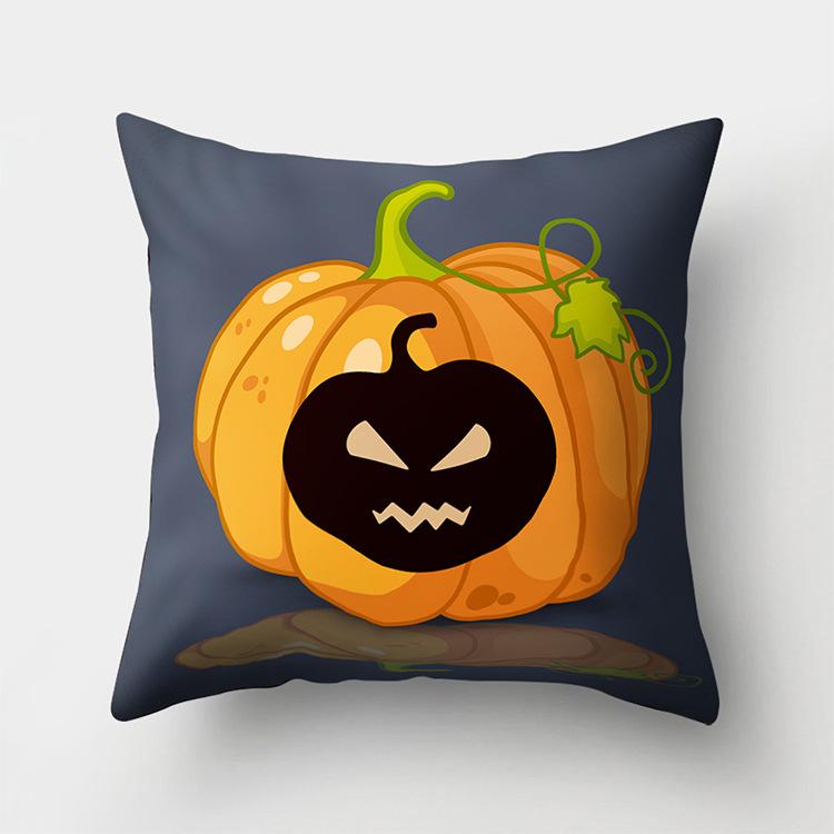 45x45 см Хэллоуин Чехлы для подушек Тыква Ведьма Призраки Черная кошка Подушка с принтом Домашний декор Чехлы для подушек Наволочка 40x40cm 544₽