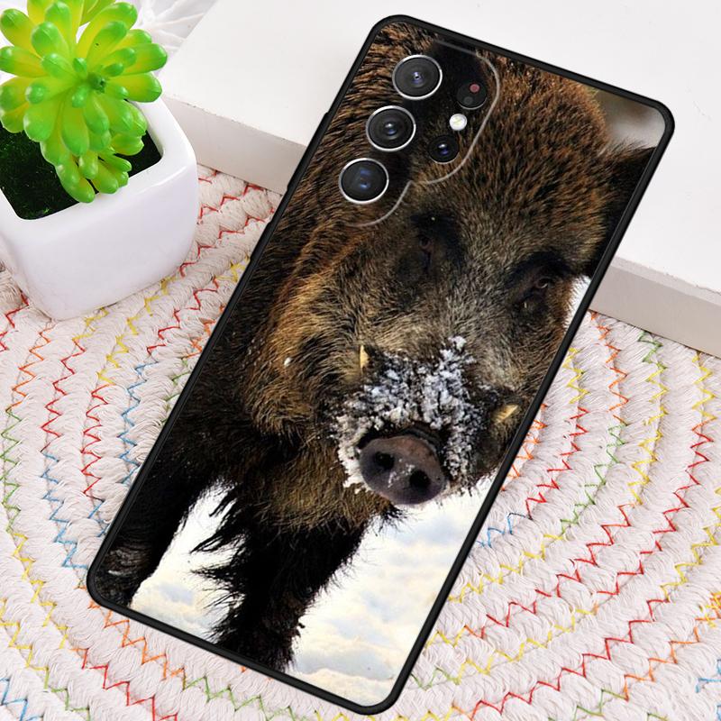 Animal Wild Boar Phone Case for Samsung Galaxy Note 10 Pro S26 Ultra S23 S24 FE S25 S21 S22 PLUS Shockproof Cove