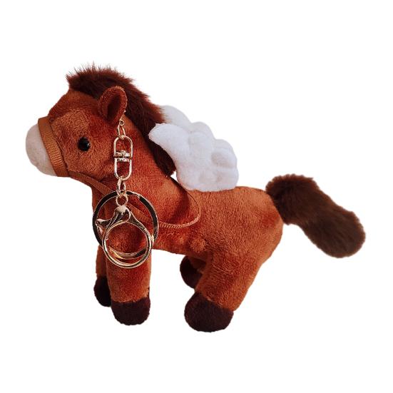 Huggable Pony Plush Toy for Kids Soft Stuffed Animal for Bedtime & Cuddling Realistic Spotty Horse Doll Gift for Children Toddlers