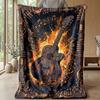 Fire and Ice Tigers 1 Theme blanket Lightweight Warm Flannel Blanket Decorative Throw Blanket for Home Decoration