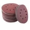100pcs 5Inch 125mm Round Sandpaper Eight Hole Disk Sand Sheets Grit 40-600 Hook And Loop Sanding Disc Abrasives For Polish