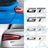 Car Styling Metal GT Emblem Lettering Car Rear Trunk Badge Decor Sticker For Peugeot 2025 GT Line 2008 308 408 3008 508 5008 208