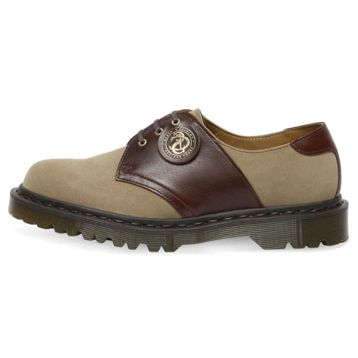 

Dr. Martens 1461 Кожаные низкие кеды на шнуровке с логотипом Унисекс кроссовки Коричневый 26709207 43