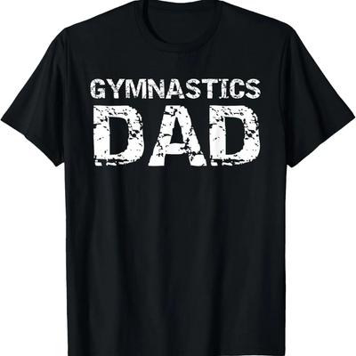 Gymnast Father Gift for Father's Day Cool Gymnastics Dad T-Shirt