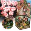 DIY Wooden Miniature Building Kits 3D Forest Whisper Miniature House Puzzle Cottage Casa Dollhouses For Friends Gifts
