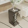 Transparent Acrylic Coffee Table - Nordic Side Table for Living Room, Bedroom, or Bay Window.