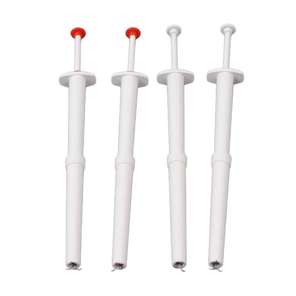 4Pcs Pickle Picker Flexible Multifunction Stainless Steel Claws Olive Pepper Grabber for Kitchen Restaurant Food