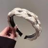 Luxurious Wide-Brimmed Headband for Women - Top Knot Design, Perfect for Autumn/Winter