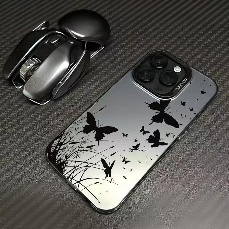 

Silhouette Butterfly Case for iPhone 17, 16 Pro Max, 15 Pro, 14, 13, 12 15