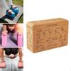 Cork Yoga Block Accessories Essential Multifunctional Exercise Brick Prop Nonslip for