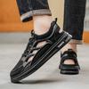 Men's new summer mesh perforated mesh shoes new white shoes anti slip and anti odor casual trendy shoes breathable thin sandals
