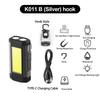 COB Work Light with Magnet LED Flashlight Camping Lamp IPX6 Waterpoof Torch USB Rechargeable Lantern As Power Bank
