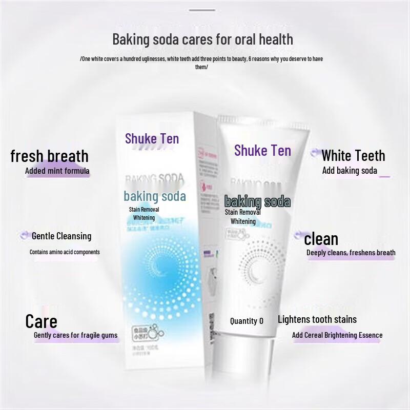 Shuke Peppermint Baking Soda Toothpaste