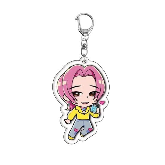 Witch Hunter Keychain Holder Acrylic Anime Fans Gift Bag Hanging Pendant Ornamental Decoration Bag Accessory