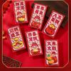 6Pcs/Set Blessing Red Pocket Cartoon Lucky Money Bags Cute Money Packet  New Year Decoration