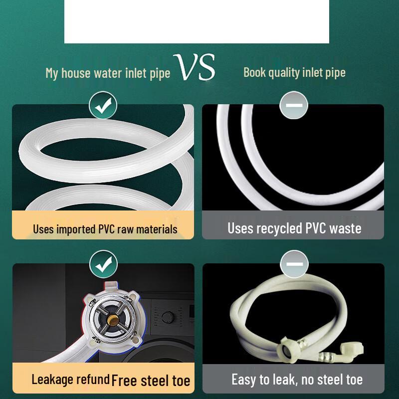 Yuanzu Lengthened Thickened Washing Machine Water Inlet Hose