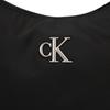 Calvin Klein Commuter Letter Zipper Fabric Shoulder Bag Medium Women Bags Space-Black 4K0009G-UB1