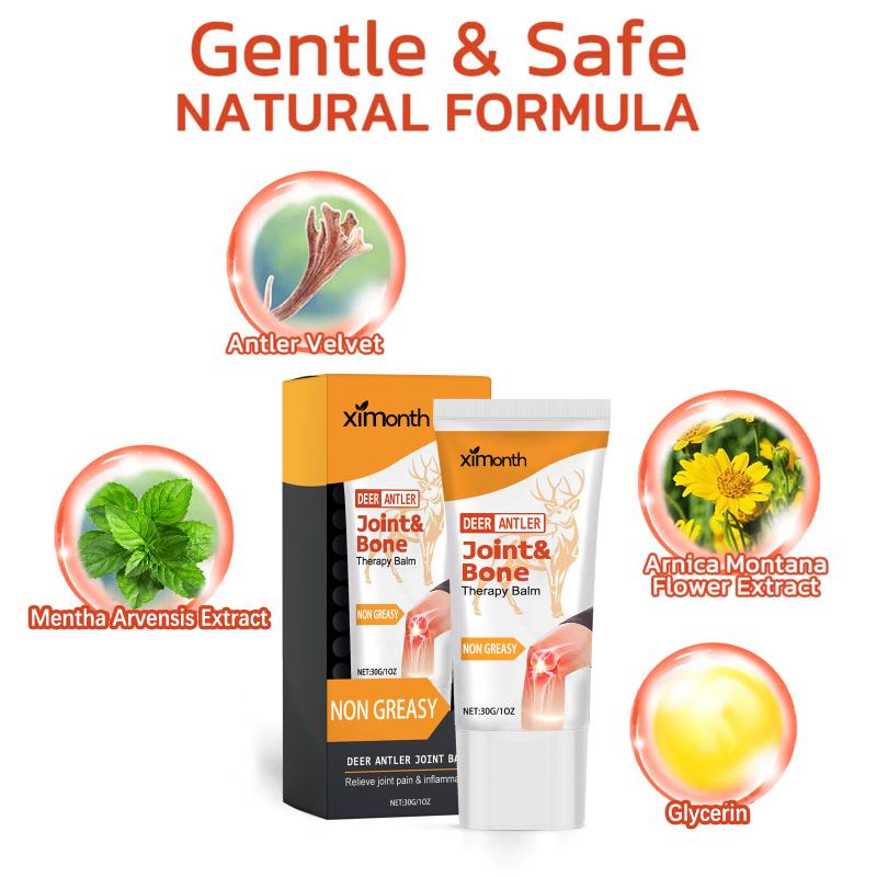 Joint Bone Balm for Neck Lumbar Wrist Pain Long Lasting Relief Natural Herbal Formula Suitable for Office Home Use