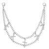 Delicate Boot Chain Punk Shoe Chain Boot Bracelet Unisex Trousers Chain Cool Aesthetic Chain for Daily Wear and Parties