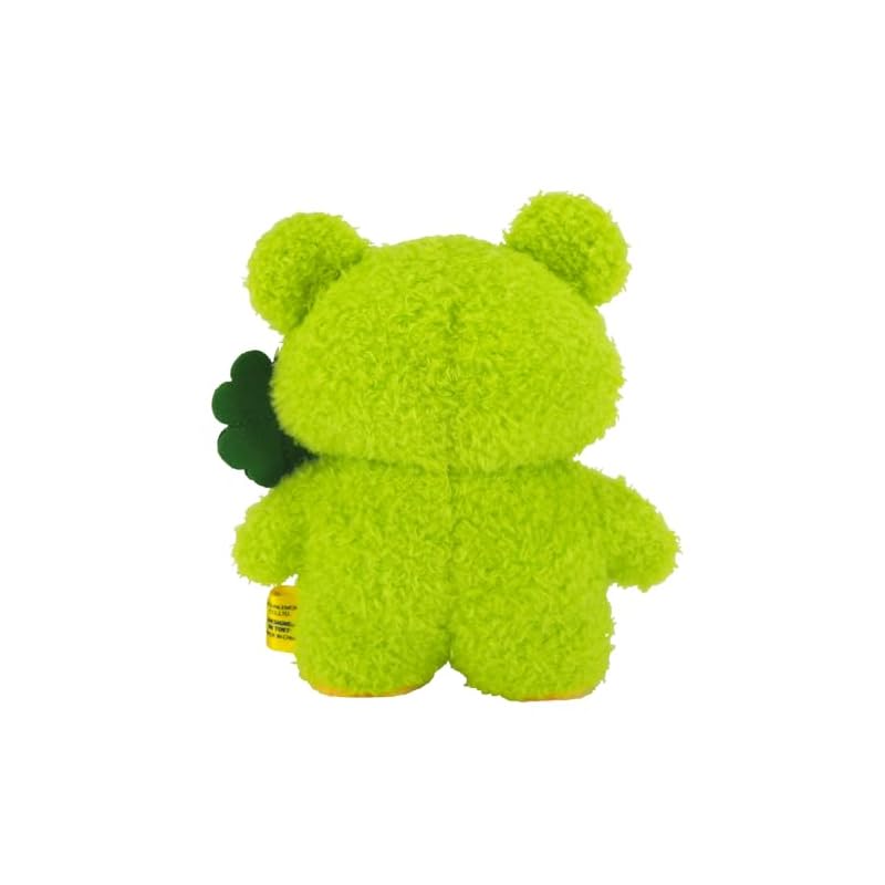 Sunlemon Fluffy Watton Frog GR S 13 x 5 x 15 cm Plush Toy Animal Frog P-9502