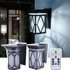 IP54 Rating Solar Wall Lights Waterproof Intelligent Wall Sconce Decorative LED Solar Lamp  Patio
