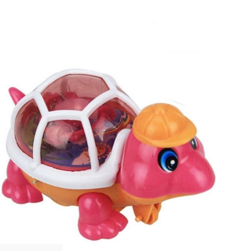 Baby Kind Süß Pädagogisch Liebenswert Ziehen aussendend Kleine Schildkröte Licht Kinder Spielzeug