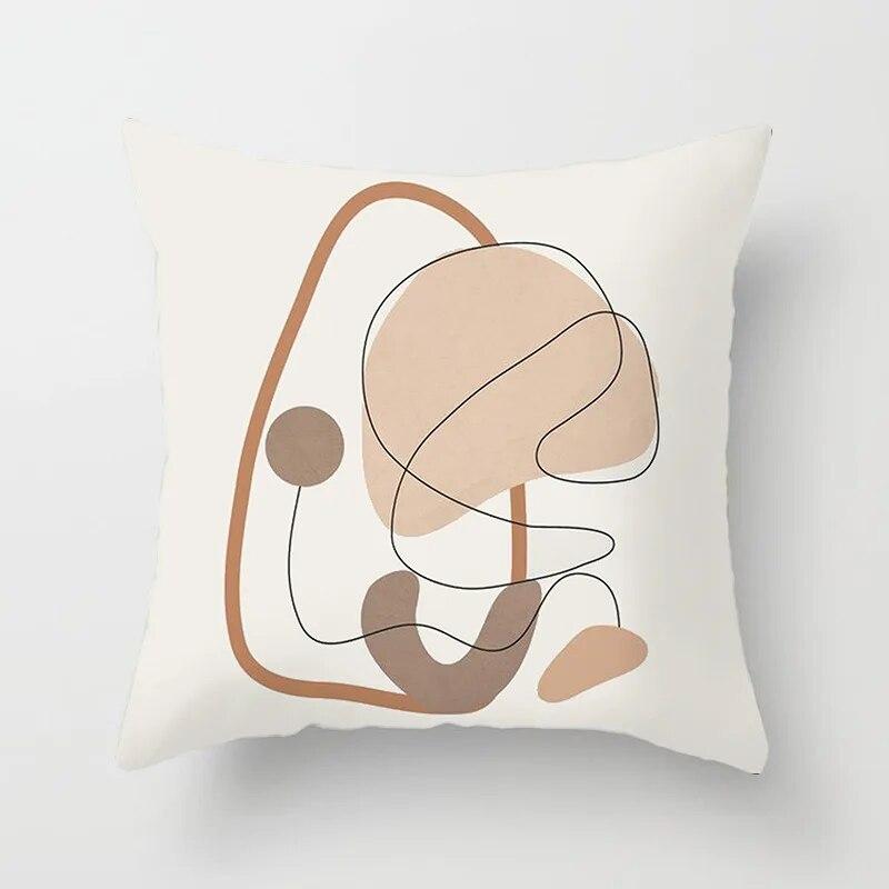 Γεωμετρικό Μαξιλάρι Μοντέρνο Απλό Τυπωμένο Μοτίβο Κάλυμμα Μαξιλαριού Καναπέ Μαξιλαροθήκη Σπίτι Πάρτι Αυτοκίνητο Κλινοσκεπάσματα