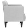 Armchair with Armrests Cloud Grey 53 Cm Fabric